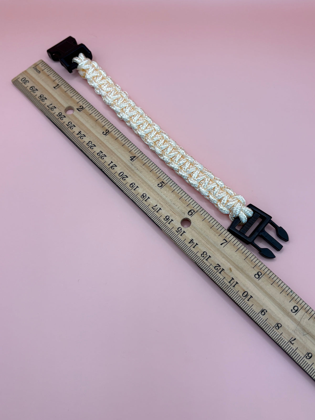 Beige Paracord Wristband
