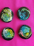 Black Universe Resin Magnet