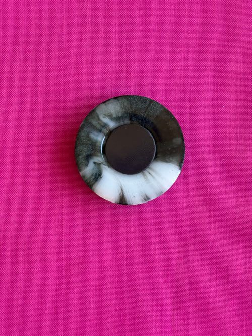 Black and White Resin Magnet