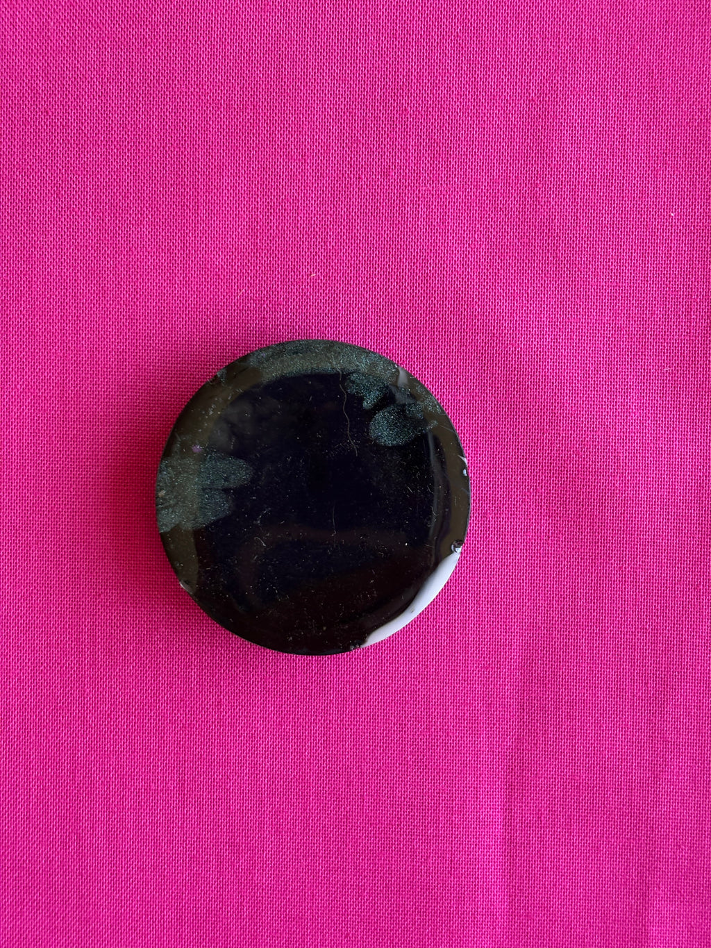 Black and White Resin Magnet