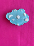 Blue Cloud Resin Magnet