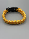 Deep Yellow Paracord Wristband