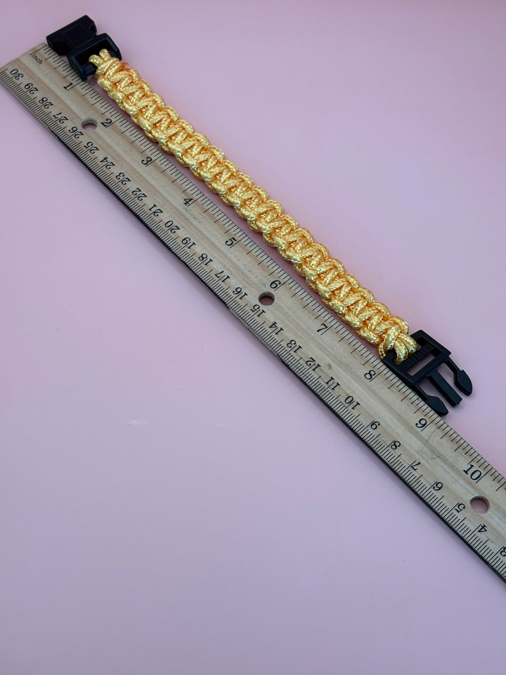Deep Yellow Paracord Wristband