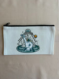 Disco Space Canvas Pencil Bag