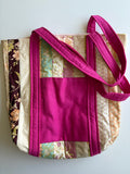 Garden Floral Quilted Tote Bag