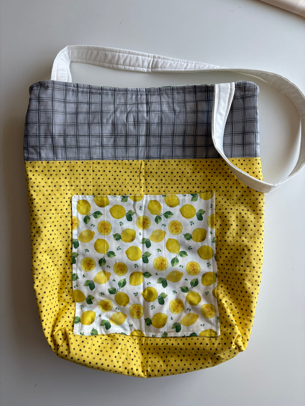 Lemonade 1 Quilted Tote Bag