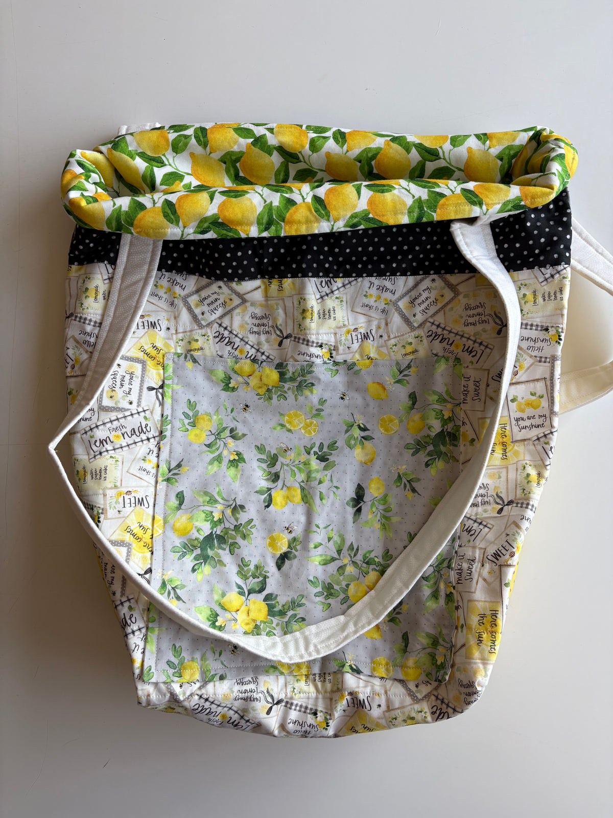 Lemonade 1 Quilted Tote Bag