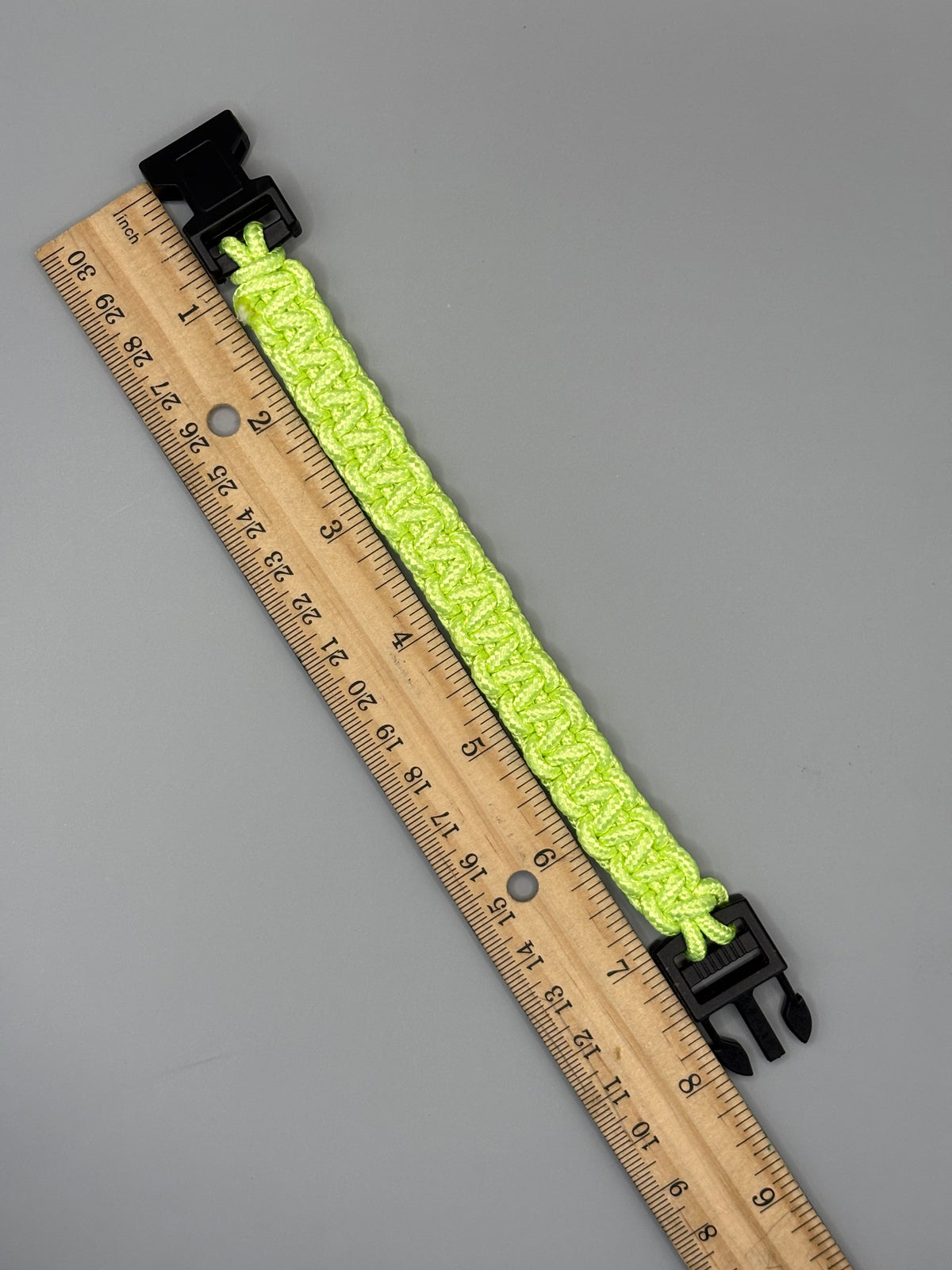 Neon Light Green Paracord Wristband