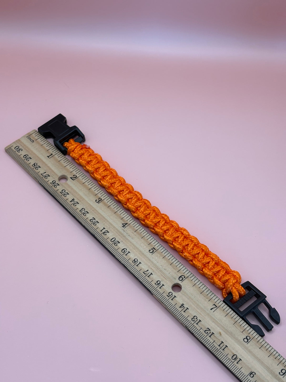 Orange Paracord Wristband