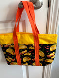 Taco Tuesday Fabric Book Bag