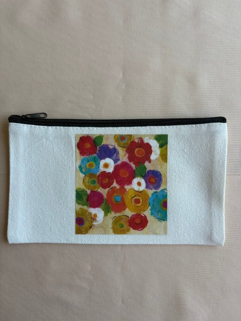 Water Color Canvas Pencil Bag