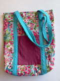 Watercolor Quilted Tote Bag